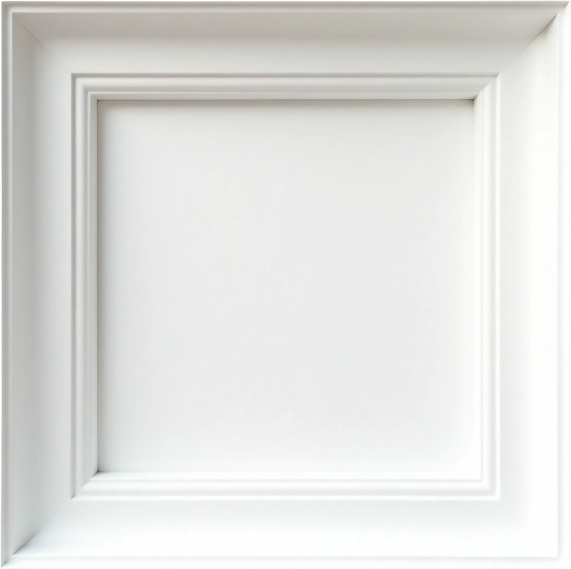 White Square Frame